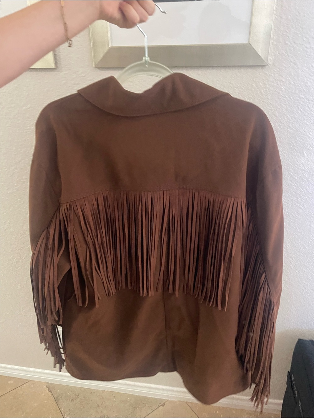 Levi's Brown Suede Fringe Jacket - Picture 5 of 5
